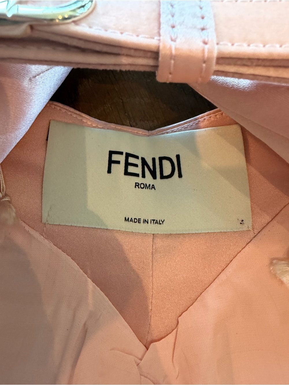 Fendi Backless Blazer Top with Belt - Picture 4 of 5